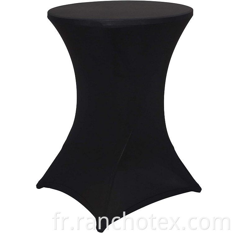 Stretch Fabric Spandex Hot Vente Nouveau design Couverture de table solide personnalisée pour l'hôtel